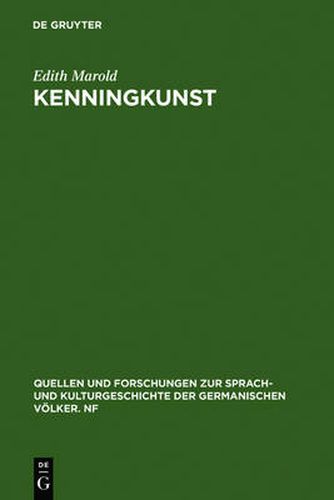 Cover image for Kenningkunst: Ein Beitrag zu einer Poetik der Skaldendichtung