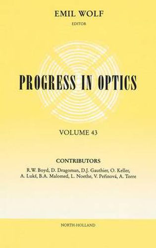 Cover image for Progress in Optics