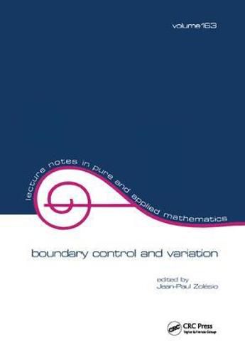 Cover image for Boundary Control and Variation