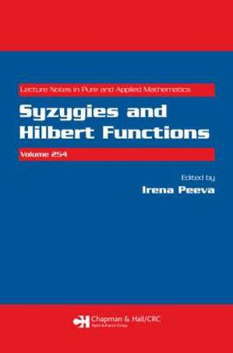 Cover image for Syzygies and Hilbert Functions