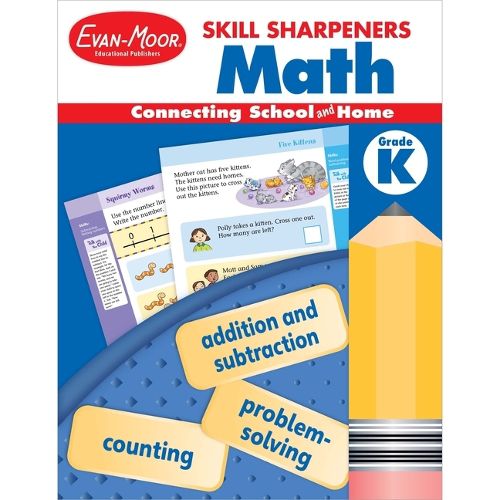 Cover image for Skill Sharpeners: Math, Grade K