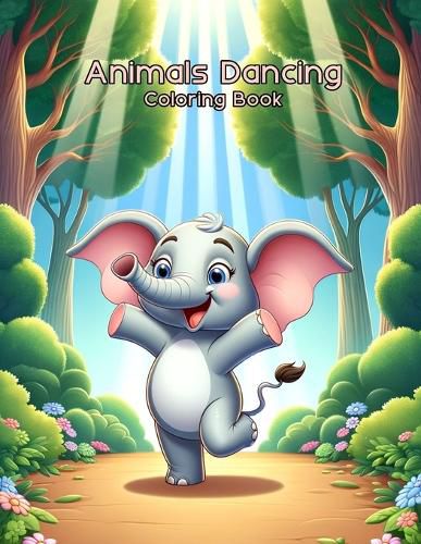 Cover image for Animals Dancing Coloring Book