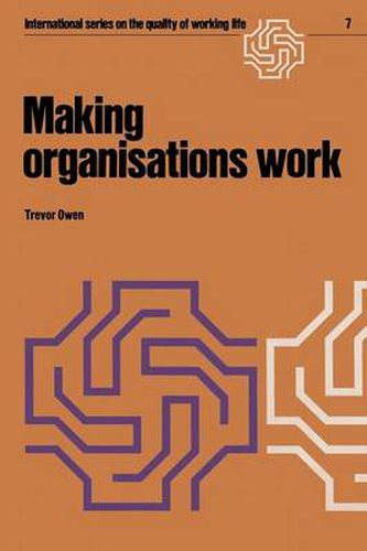 Cover image for Making organisations work
