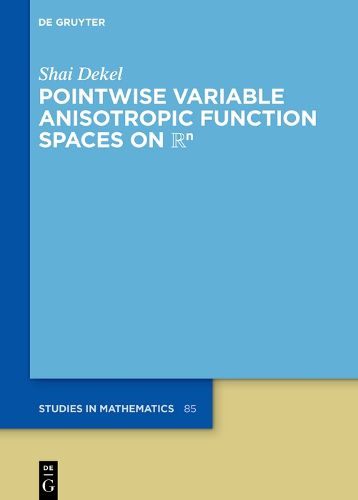 Cover image for Pointwise Variable Anisotropic Function Spaces on  n