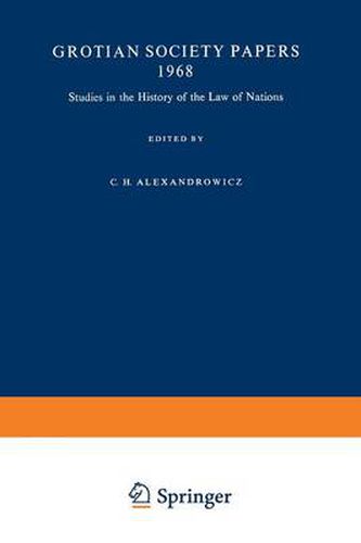 Cover image for Studies in the History of the Law of Nations