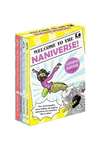Cover image for Welcome to the Naniverse! Four Mind-boggling, Nerve-tingling and Zip-zapping Adventures of a Superhero Like No Other!