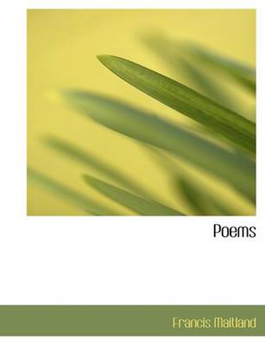 Cover image for Poems