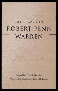 Cover image for The Legacy of Robert Penn Warren