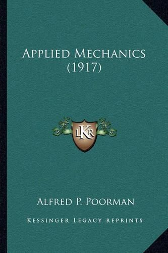 Cover image for Applied Mechanics (1917)