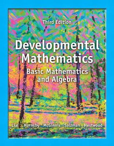 Cover image for Developmental Mathematics: Basic Mathematics and Algebra + MyLab Math with Pearson eText