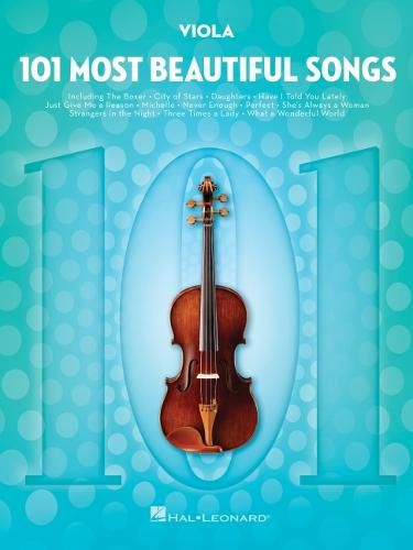 Cover image for 101 Most Beautiful Songs: For Viola