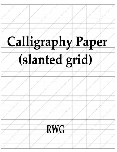 Calligraphy Paper (slanted grid)