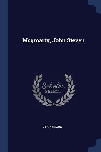 Cover image for McGroarty, John Steven