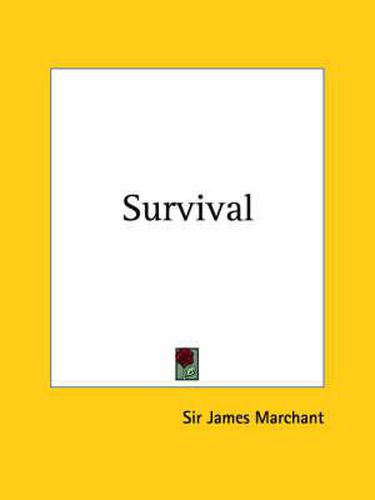 Cover image for Survival (1924)