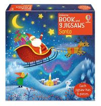 Cover image for Usborne Book and 3 Jigsaws: Santa