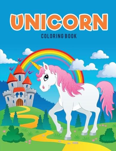 Cover image for Unicorn Coloring Book