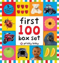 Cover image for First 100 PB Box Set (5 Books): First 100 Words; First 100 Animals; First 100 Trucks and Things That Go; First 100 Numbers; First 100 Colors, Abc, Numbers