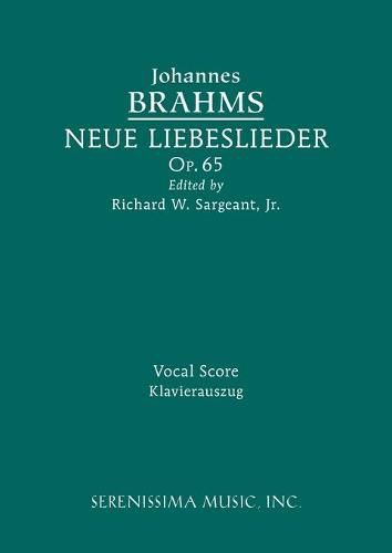 Cover image for Neue Liebeslieder, Op.65: Vocal score