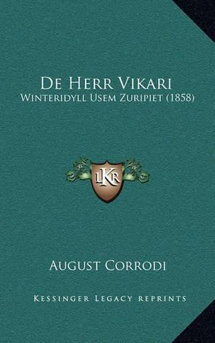 Cover image for de Herr Vikari: Winteridyll Usem Zuripiet (1858)