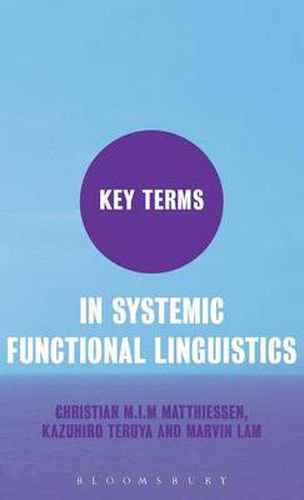 Cover image for Key Terms in Systemic Functional Linguistics