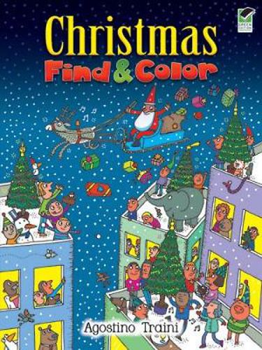 Cover image for Christmas Find and Color