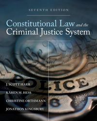 Cover image for Constitutional Law and the Criminal Justice System