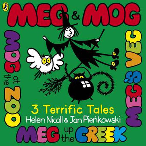 Cover image for Meg & Mog: Three Terrific Tales