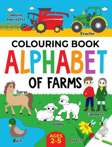 Cover image for Farm Colouring Book for Children