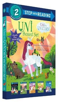 Cover image for Uni the Unicorn Step into Reading Boxed Set: Uni Brings Spring; Uni's First Sleepover; Uni Goes to School; Uni Bakes a Cake; Uni and the Perfect Present
