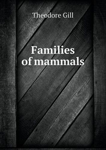 Cover image for Families of mammals