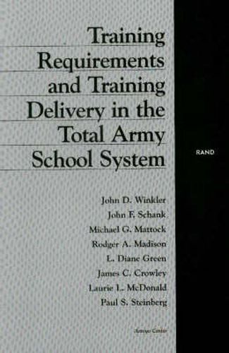 Cover image for Training Requirements and Training Delivery in the Total Army School System