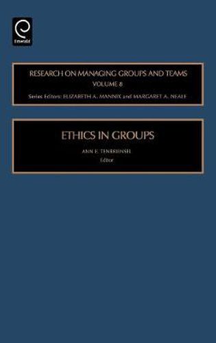 Cover image for Ethics in Groups