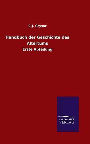 Cover image for Handbuch der Geschichte des Altertums