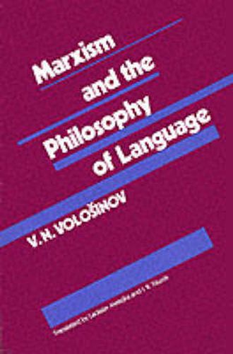 Cover image for Marxism and the Philosophy of Language
