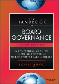Cover image for The Handbook of Board Governance