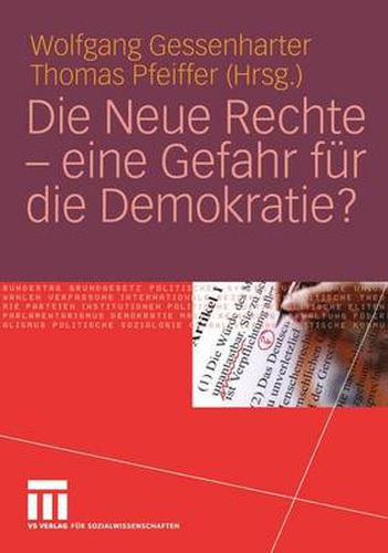 Cover image for Die Neue Rechte - eine Gefahr fur die Demokratie?