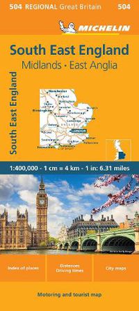 Cover image for South East England - Michelin Regional Map 504