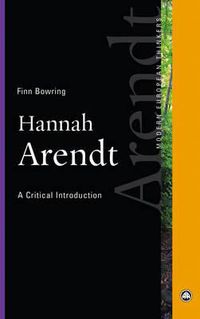 Cover image for Hannah Arendt: A Critical Introduction