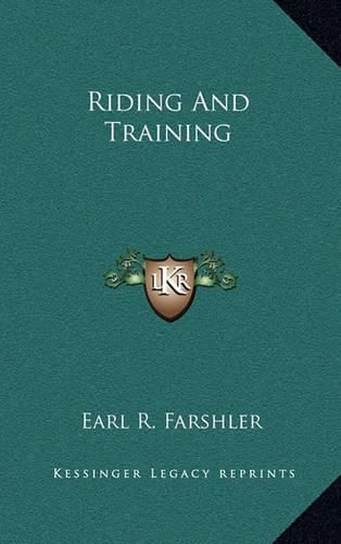 Cover image for Riding and Training