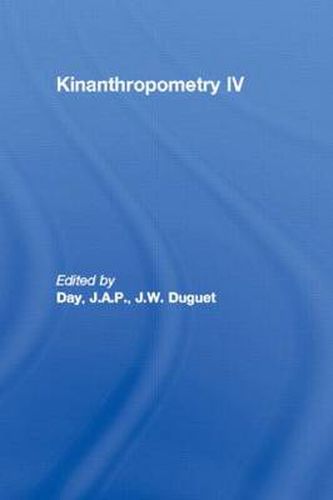 Cover image for Kinanthropometry IV