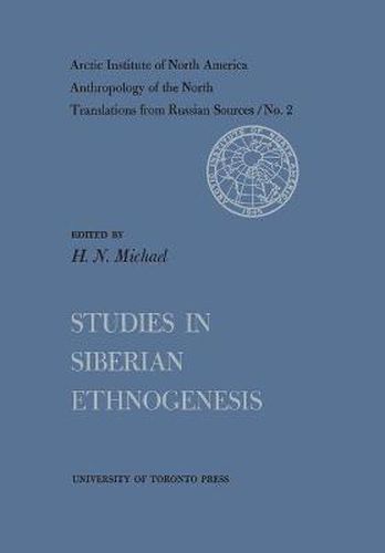 Cover image for Studies in Siberian Ethnogenesis No. 2