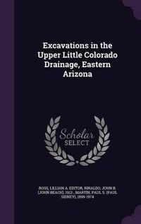 Cover image for Excavations in the Upper Little Colorado Drainage, Eastern Arizona