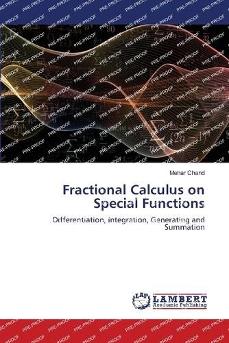 Cover image for Fractional Calculus on Special Functions