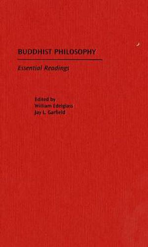 Cover image for Buddhist Philosophy: Essential Readings