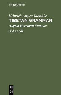 Cover image for Tibetan grammar