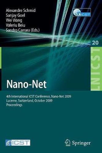 Cover image for Nano-Net: 4th International ICST Conference,  Nano-Net 2009, Lucerne, Switzerland, October 18-20, 2009, Proceedings