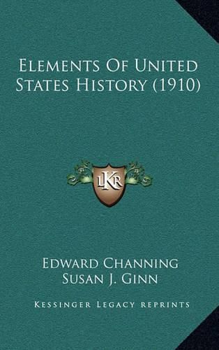 Cover image for Elements of United States History (1910)