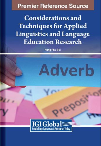 Cover image for Considerations and Techniques for Applied Linguistics and Language Education Research