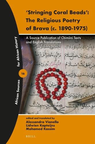 Cover image for 'Stringing Coral Beads': The Religious Poetry of Brava (c. 1890-1975): A Source Publication of Chimiini Texts and English Translations