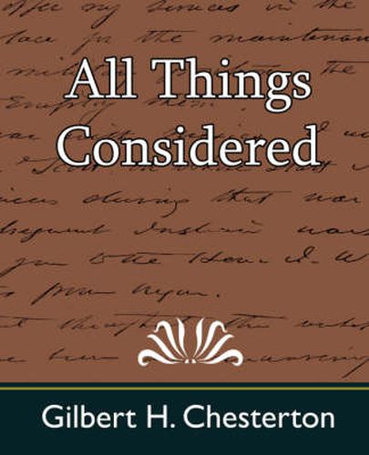 Cover image for All Things Considered